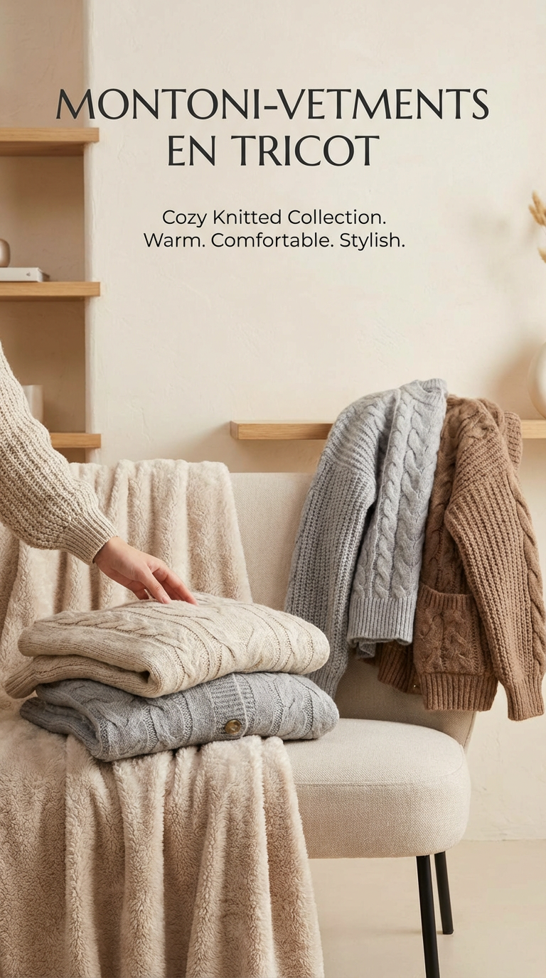 Vêtements en Tricot